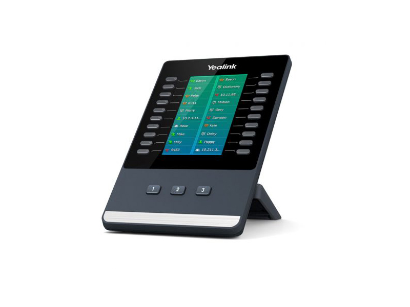 יחידת הרחבת מקשים עם צג Yealink EXP50 LCD סינטל תקשורת