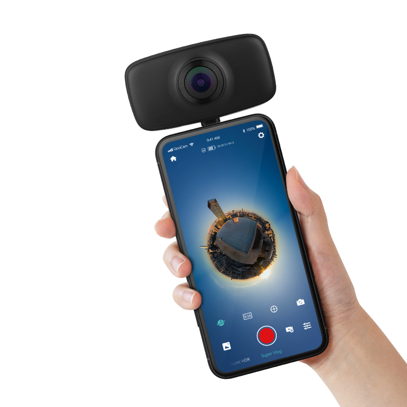 מצלמה לבלוגרים Kandao QooCam Fun 360º 4K Camera סינטל